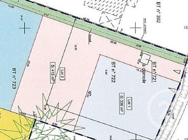 terrain à vendre - 413.0 m2 - BRETIGNOLLES SUR MER - 85 - PAYS-DE-LOIRE - Century 21 Bleu Marine